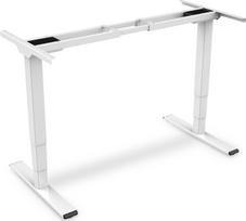 DIGITUS Elektrisch höhenverstellbares Tischgestell, Dual-Motor, 3-Stufen, Weiß | DA-90433 | 4016032481980
