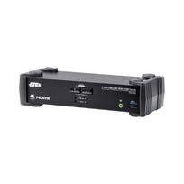 Aten | 2-Port USB 3.0 4K HDMI KVMP  with Audio Mixer Mode | CS1822 | CS1822-AT-G | 4719264649417