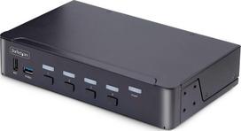 StarTech 4-Port 8K KVM- DisplayPort 1.4 8K 60Hz / 4K 144Hz DP 1.4 2x USB 3.0 Ports 4x USB 2.0 Ports KVM DisplayPort | D86A2-4-PORT-8K-KVM | 0065030893206