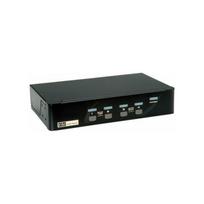 ROLINE DisplayPort USB 2.0 KVM , 1 User - 4 PC | 14.01.3329 | 7611990197873