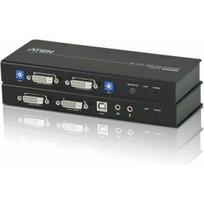 DATA KVM Extender USB Dual View DVI KVM Extender with Audio and RS-232 (60m) ATEN | CE604-AT-G | 4719264640025