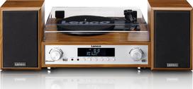 Lenco HiFi set record player/DAB+/FM/BT/USB wood | MC-160WD | 8711902080046