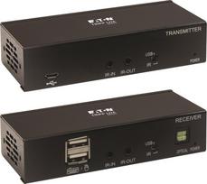 Eaton Tripp Lite Series DisplayPort to HDMI over Cat6 Extender Kit with KVM Support, 4K 60Hz, 4:4:4, USB, PoC, HDCP 2.2, up to 230 ft., TAA - Rozszerzenie dla wideo/audio - HDMI, DisplayPort - przez CAT 6 - do 70 m - zgodny z TAA - fur P/N: B127A-01 | B127A-1A1-BDBH | 037332258656