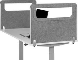 BakkerElkhuizen BE Safety Screen Schutzwand Seite H60D60 inkl. Acryl-Fenster | BNESSSALGYD60 | 8719274675181
