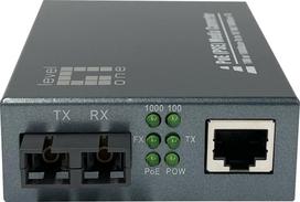 Level One Konverter GVT-2013 10/100/1000T>RJ45 to SC MM PSE | GVT-2013 | 4015867231210