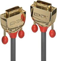 Kabel Lindy DVI-D - DVI-D 20m złoty (36217) | 36217 | 4002888362177