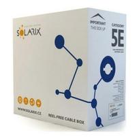 Solarix Kabel instalacyjny Solarix FTP, Cat5E, drut, PVC, puszka 305m SXKD-5E-FTP-PVC | 27655142
