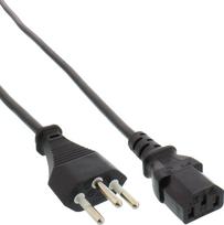 Kabel zasilający InLine 40pcs. Bulk-Pack ® power cable, power plug Switzerland to C13 plug, 1.8m | B-16652C | 4043718290116