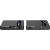 Kabel PremiumCord HDMI 2.0 KVM extender Ultra HD 4kx2k@60Hz na 70m z przesyłem USB | khext70-4 | 8592220021047