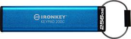 STICK 256GB Kingston IronKey Keypad 200C AES-256 USB-C retail | IKKP200C/256GB | 0740617336603