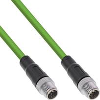 InLine InLine® Industrial network cable, M12 8-pin X-coded male/male, Cat.6A PUR 20m | 40520 | 4043718318674