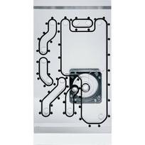 Stealkey Customs Stealkey Customs Lian Li O11D Mini Front MK2 D5  Distroplate - Acryl - weiß | SW10011.1 | 4260754980003