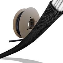 Organizer LABEL THE CABLE LTC Klettrolle Pro Cable Tube 10m zum Bündeln&Ordnen Black | PRO 5111 | 4260162071652