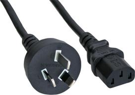 Kabel zasilający InLine 35pcs. Bulk-Pack InLine® Power Cable Australia to 3 Pin IEC C13 1.8m | B-16652D | 4043718315956