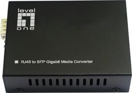 Konwerter światłowodowy LevelOne LevelOne Konverter GVT-2015 10/100/1000T>RJ45 to SFP 60W  sw | GVT-2015 | 4015867238004