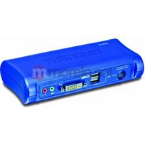 Przełącznik TRENDnet 2 PORT DVI/USB KVM SWITCH KIT (TK-204UK) - Z010051 | TK204UK | 0710931304411