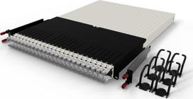 Patchbox patchbox.one Kabeleinzugssystem 30RU/STP (1,8 m) mit 24 Kassetten, Patchkabel Cat. 6a, U/FTP, PoE, Kabel weiß | PONE30STPWH | 4262427630796