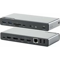 Alogic 14-in-1 USB-C PD DV4 Quad Display Docking Station Space Gr | DUCDV4 | 9350784026590