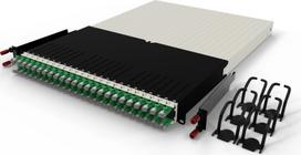 Patchbox patchbox.one Kabeleinzugssystem 30RU/STP (1,8 m) mit 24 Kassetten, Patchkabel Cat. 6a, U/FTP, PoE, Kabel grün | PONE30STPGR | 4262427630758