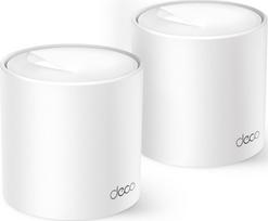 TP-Link Deco X1500 Dual-band (2.4 GHz/5 GHz) Wi-Fi 6 (802.11ax) White 2 Wewnętrzne | DECO X1500(2-PACK) | 4895252505108