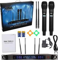 Mikrofon Bitmat DNA 2X MIKROFON DORĘCZNY BEZPRZEWODOWY WOKALNY + ODBIORNIK UHF | 5908249816749 | 5908249816749