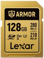 Karta Lexar Armor Gold SDXC 128GB Class 10 UHS-II/U3 V60 (LSDAMGL128G-RNNNG) | LSDAMGL128G-RNNNG | 843367138562