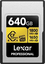 Karta Lexar Professional Gold CFexpress 640GB  (LCAGOLD640G-RNENG) | LCAGOLD640G-RNENG | 843367134014
