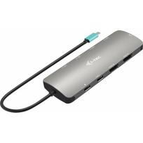 i-tec USB-C Metal Nano Docking Station 2x HDMI LAN Power Delivery 100W + 100W power supply | C31NANOHDM2D100 | 8595611707155