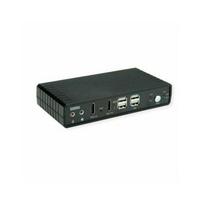 ROLINE KVM-Audio- Dual Head HDMI 4K60, 1 User - 2 PC | 14.01.3047 | 7630049634794