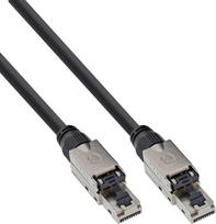 InLine InLine® Patch cable, U/UTP, Cat.6A, halogen-free, AWG23 copper, black, 40m | 77840S | 4043718299799
