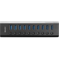 Lindy 10 Port USB 3.0 Hub z włącznikami/wyłącznikami | 43370 | 4002888433709