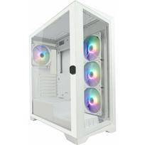 LC-Power Midi Tower PC Case, ATX, Tempered Glass, 806W PSU, White | ATX GAMING 806W | 4260070120251
