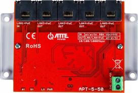 Atte SWITCH POE / EXTENDER APT-5-50 5-PORTOWY ATTE | APT-5-50 | 5902143691389