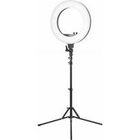 Lampa pierścieniowa Activeshop Lampa pierścieniowa Ring light 18' 48W led czarna + statyw | 5906717410086 | 5906717410086