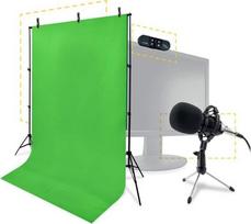 Kamera internetowa HP STEELPLAY Pro HD Streamers 4 in 1 Pack Microphone + Webcam + Greenscreen + Tripods | EIAUT000051 | 3760210990986