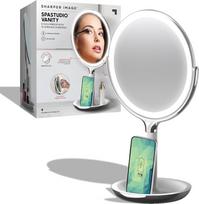 Lusterko kosmetyczne Sharper Image Sharper Image Makeup Mirror with Light and Wireless Charger | 1239009871 | 4894088061284