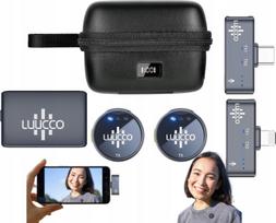 Mikrofon Luucco 2x Mikrofon Krawatowy Bezprzewodowy 3w1 na iPhone Lightning + USB-C + 3,5mm / AirWave / Combo | SB9636 | 6976234640128