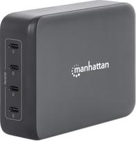 charger Manhattan 4-Port GaN USB Power Delivery-Ladestation PD 3.1 Vier USB-C PD-Ports mit bis zu 140W pro Port 240 W Gesamtleistung Black | 102667 | 766623102667