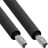 Kabel zasilający InLine® Kabel instalacyjny solarny materiał metrowy H1Z2Z2-K 4mm² Black 100m | 4043718334520 | 4043718334520