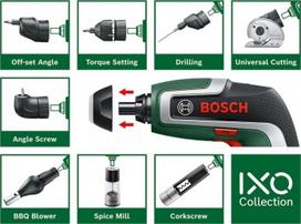 Bosch bosch powertools Bosch Cordless Screwdriver IXO 7 Set, 3.6V (green/Kolor: CZARNY, Li-Ion battery 2.0Ah) | 06039E0001 | 4053423234756