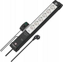 Listwa zasilająca Brennenstuhl Premium-Line 6 gniazd 3 m biało-czarna (1951560102) | 1951560102 | 4007123679102