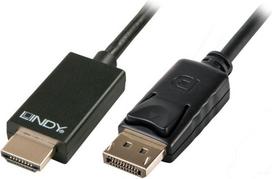 Kabel Lindy DisplayPort - HDMI 2m Black (41717) | 41717 | 4002888417174