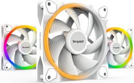 be quiet! LIGHT WINGS white 120mm PWM 3x case fans ARGB lighting | BL100 | 4260052190241