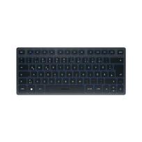 Klawiatura Cherry Keyboard KW 7100 MINI [DE] black/blue BT | JK-7100DE-22 | 4025112107795