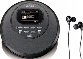 Lenco CD-500 Discman CD/MP3/DAB+/Radio/BT AntiShock black | CD-500BK | 8711902079576