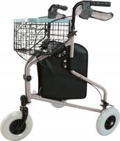 Ergonomic tricycle walker Barcelona RF-611 - Grey | WIBREHCRE0001 | 5903940705651