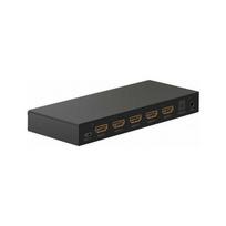 Goobay Przełącznik HDMI 4 do 1 z wyjściem audio | 58490 | 4040849584909