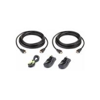 Kabel Aten HDMI x2 - HDMI x2 3m Black (2L-7D03UHX5) | 4719264647321 | 4719264647321