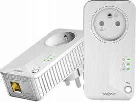 Adapter powerline Strong Strong POWERL600DUOFR Karta sieciowa do PowerLine 600Mbit/s Przewodowa sieć LAN White 2 szt. | POWERL600DUOFR | 9120072375200