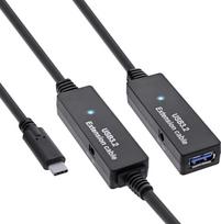 InLine InLine® USB 3.2 Gen.1 active extension, USB-C male to USB-A female, 15m | 35656D | 4043718315093